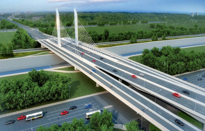 聊城市西关街项目高架桥工程设计