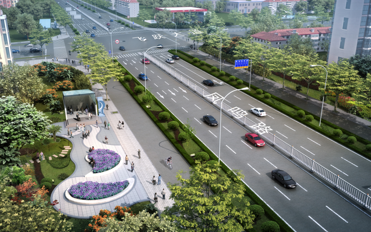 济南市党杨路道路建设工程